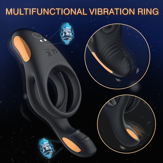 InfernoGrip Vibrating Cock Ring Clitoral Vibrator