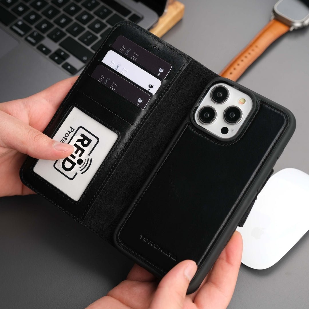 Casper iPhone 16 Pro Max Wallet Case Leather MagSafe